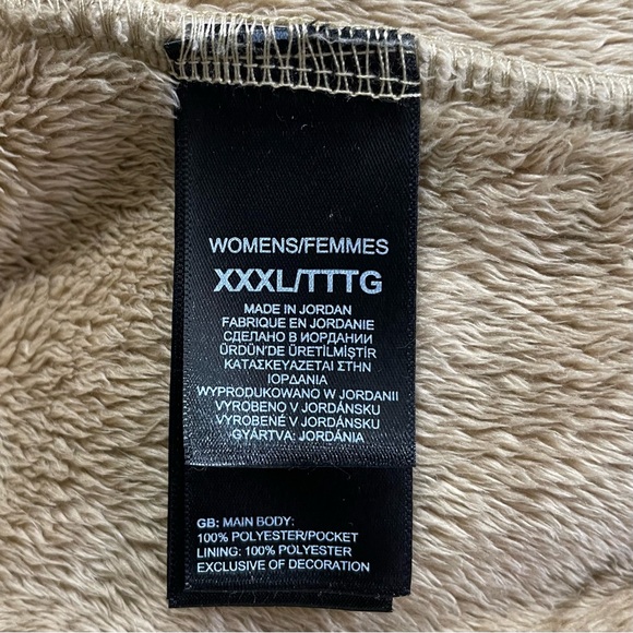 Women's THE NORTH FACE Antelope Tan OSIT Full Zip THERMAL Fleece JACKET  XXXL - Picture 6 of 6